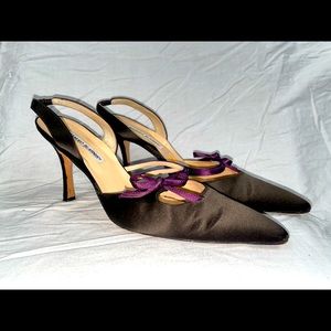 Manolo Blahnik sling back heels
